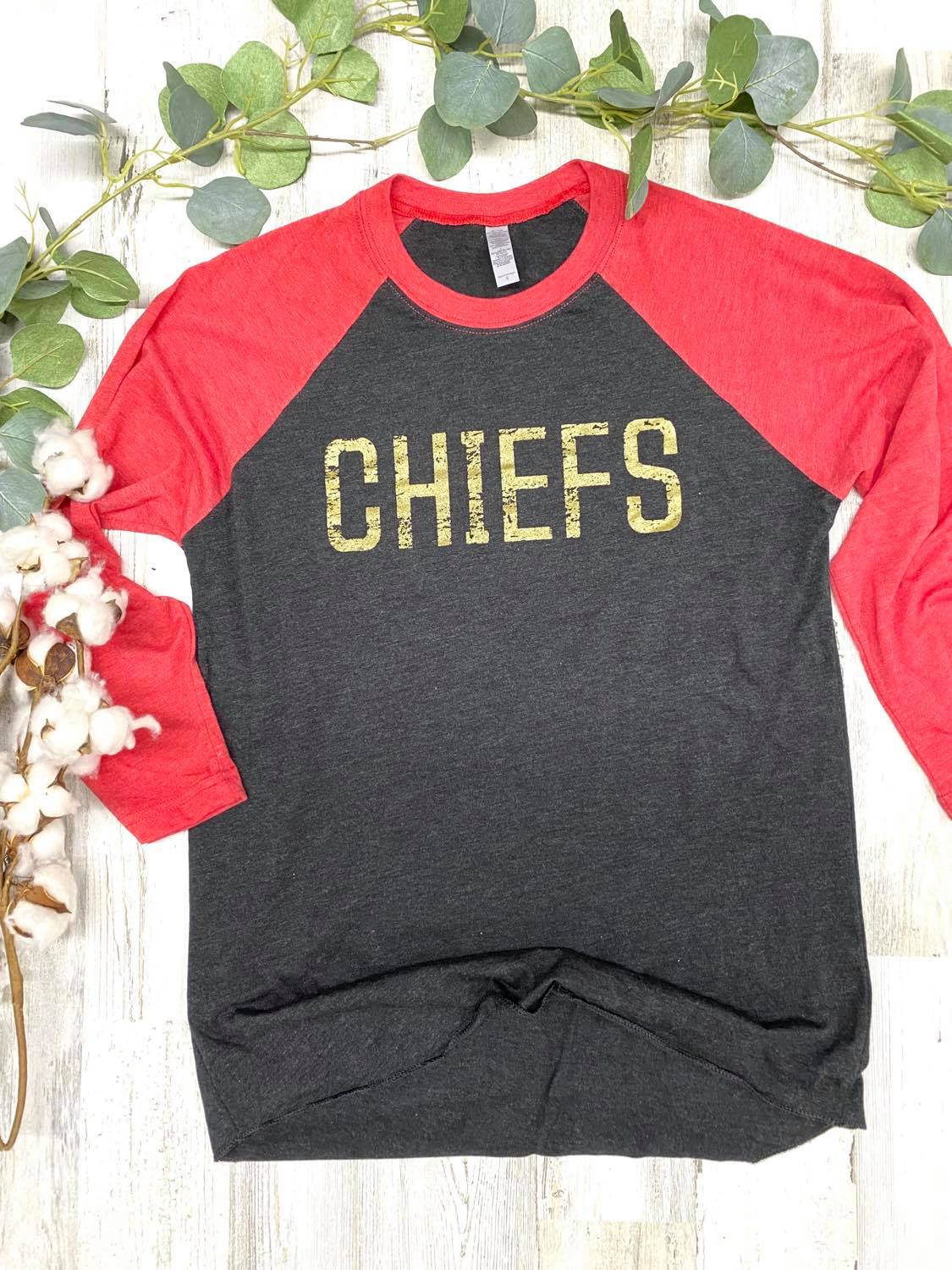 Kc Chiefs Raglan 